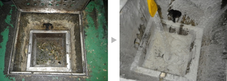 ムース剤（発泡剤）による内部発生源対策